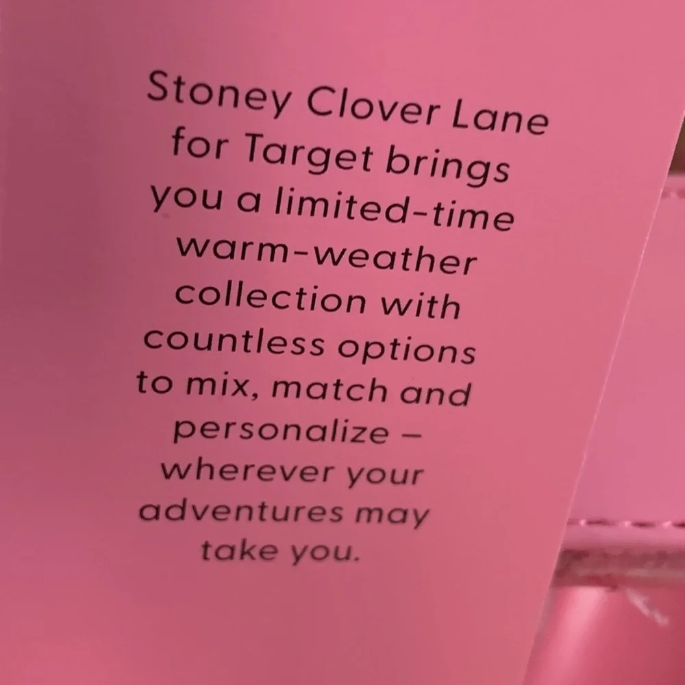 Stoney Clover Lane LIMITED EDITION 2 Strap Sport Sandals in Pink